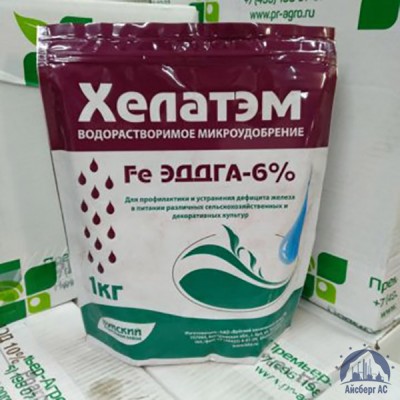 Удобрение ХЕЛАТЭМ Fe 6 Fe EDDHA (ЭДДГА) 6 % купить в Алматы