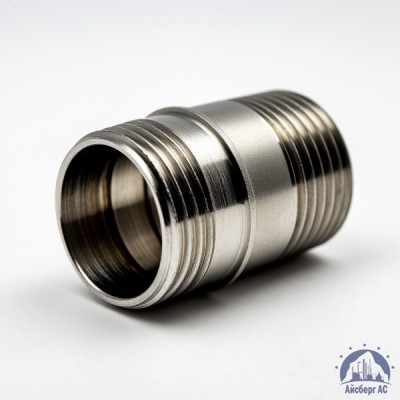 Ниппель переходной нержавеющий DN 32х15 1 1/4"-1/2" 42,4х21,3 мм AISI 316 двойной НР-НР купить в Алматы