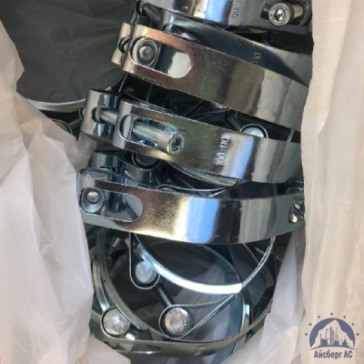 Хомут трубный нержавеющий DN 125 129х3 мм AISI 304 на ножке