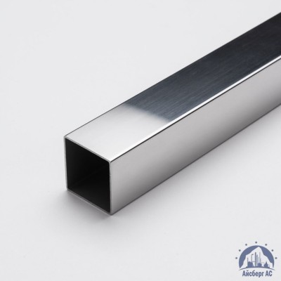 Труба нержавеющая квадратная 40х40х1,5 мм зеркальная AISI 304 DIN 2395 купить в Алматы