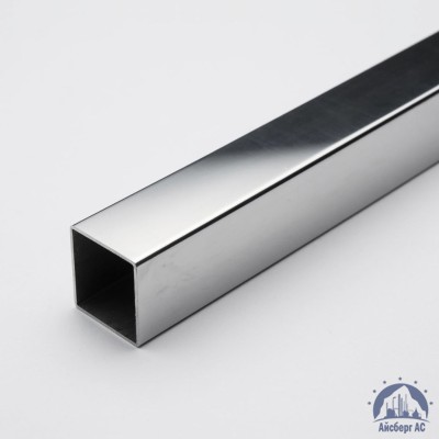 Труба нержавеющая квадратная 30х30х1,5 мм зеркальная AISI 304 DIN 2395 купить в Алматы