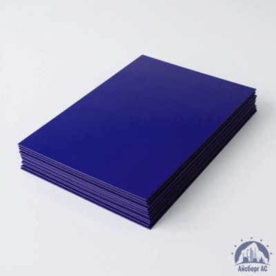 Лист с полимерным покрытием 2х1250х2500 мм RAL 5002 купить в Алматы