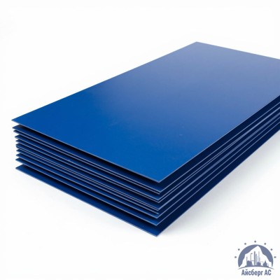 Лист с полимерным покрытием 2х1250х2500 мм RAL 5005 купить в Алматы