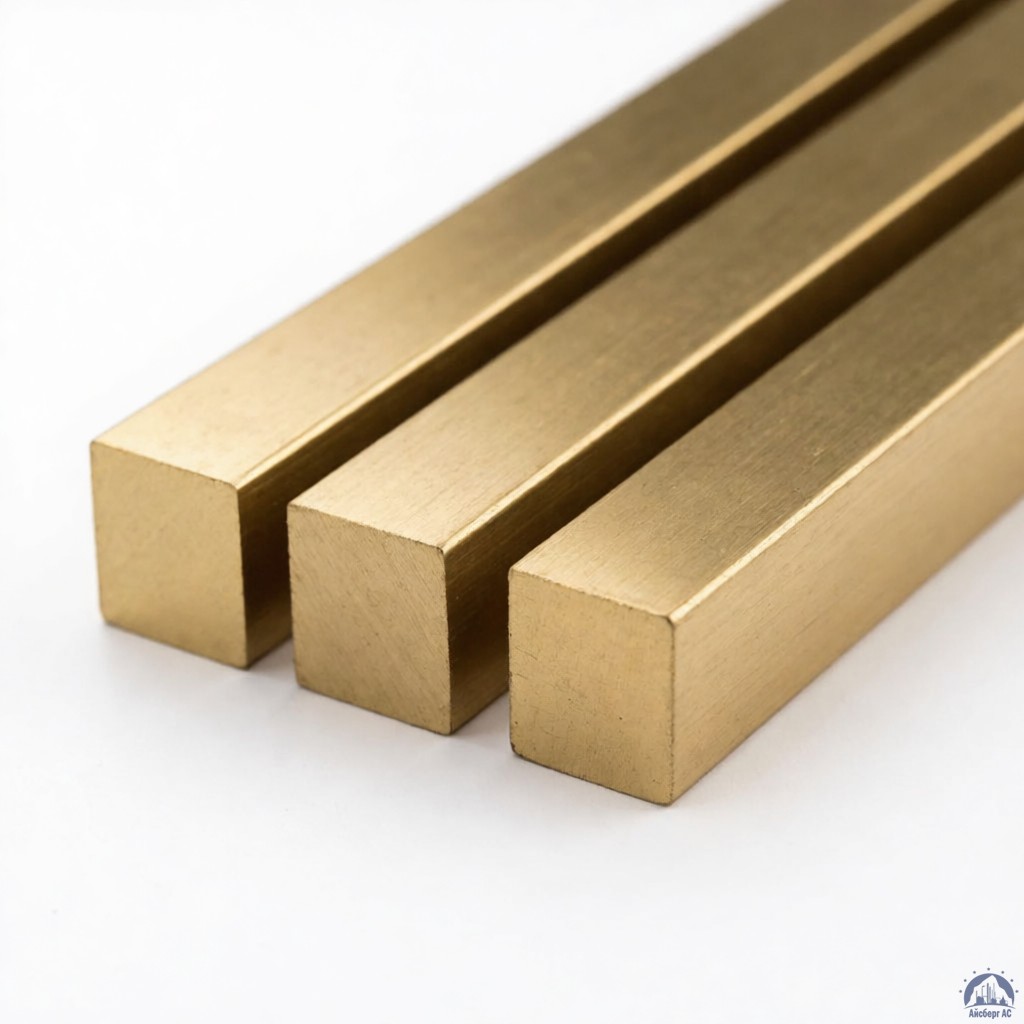Квадрат латунный 30х30 мм ЛС59-1П