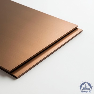 Плита бронзовая 14х600х1500 мм БрА9Мц2Л купить в Алматы