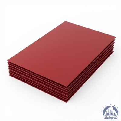 Лист с полимерным покрытием 0,35х1250х2500 мм RAL 3011 купить в Алматы