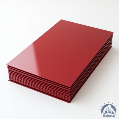 Лист с полимерным покрытием 0,3х1250х2500 мм RAL 3011 купить в Алматы