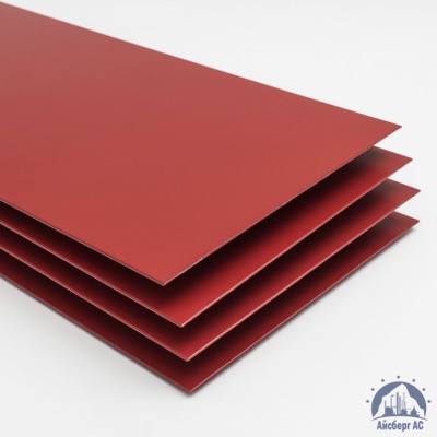 Лист с полимерным покрытием 0,4х1250х2500 мм RAL 3011 купить в Алматы