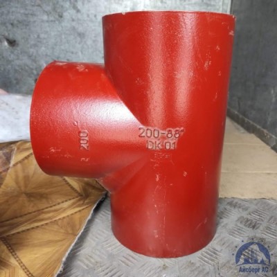 Тройник чугунный 200х150 мм купить в Алматы